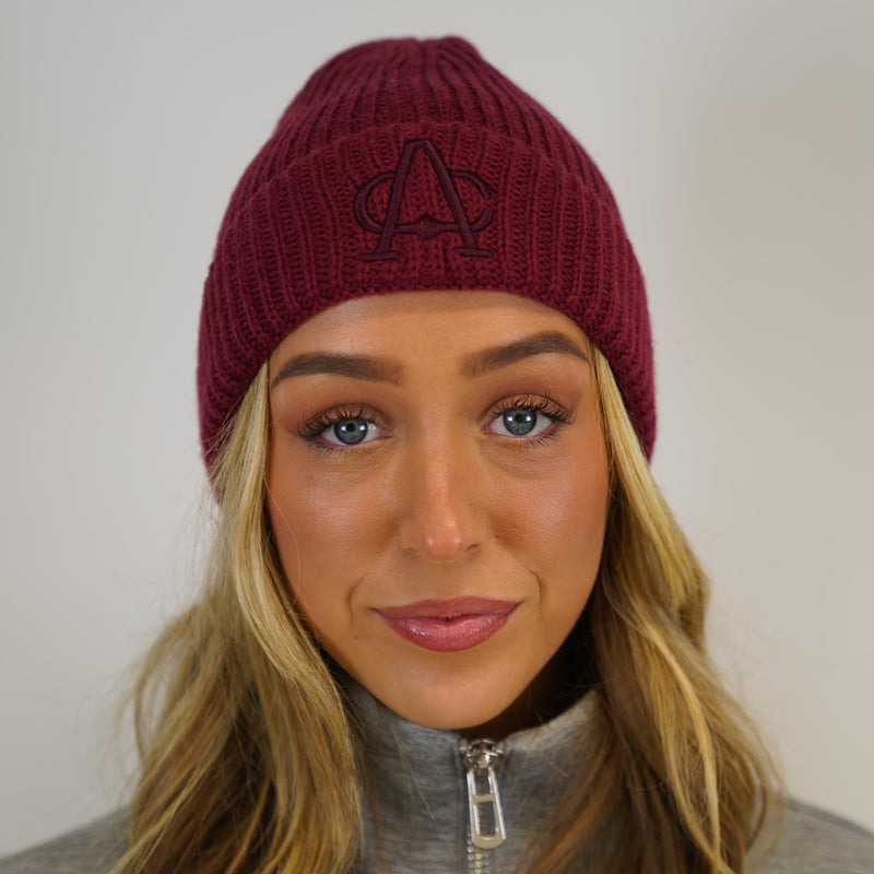 FREYA BEANIE BURGUNDY