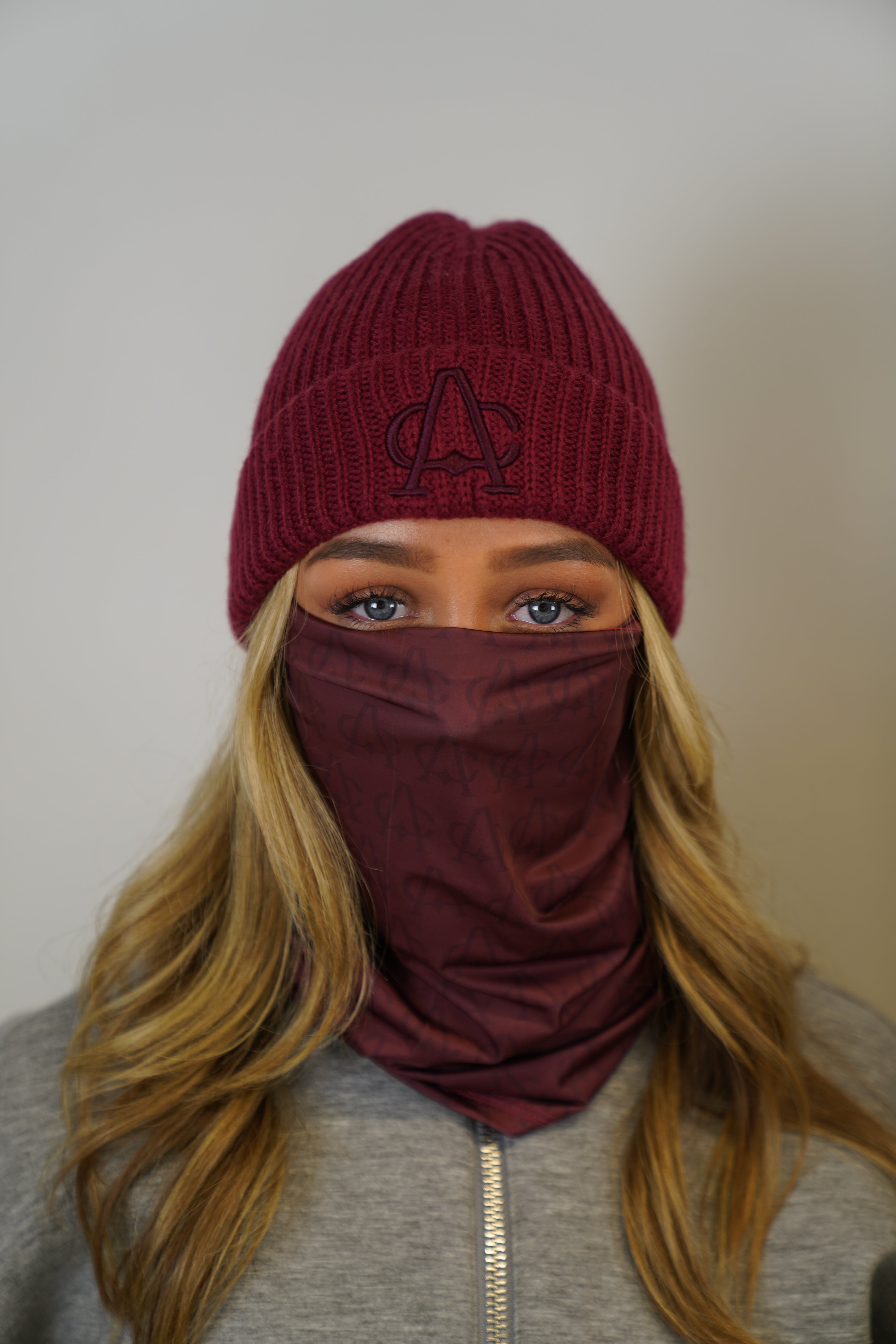 ZERMATT NECKWARMER BURGUNDY